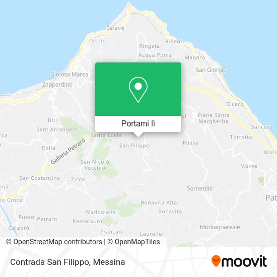 Mappa Contrada San Filippo