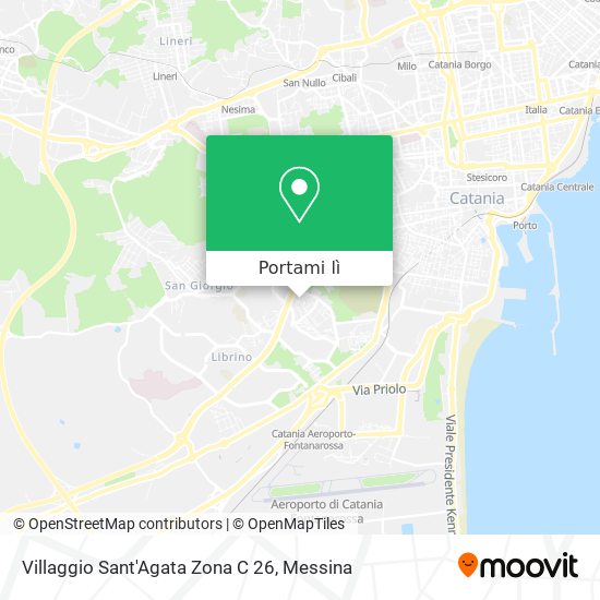 Mappa Villaggio Sant'Agata Zona C 26