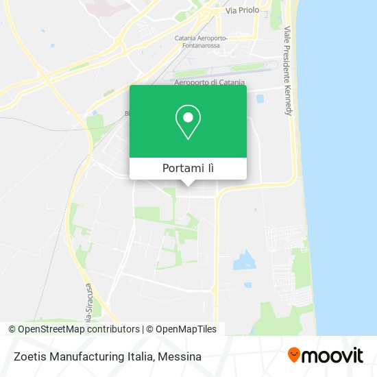 Mappa Zoetis Manufacturing Italia