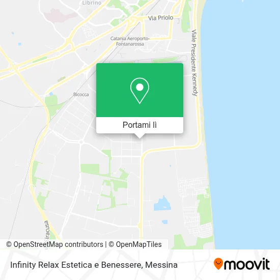 Mappa Infinity Relax Estetica e Benessere