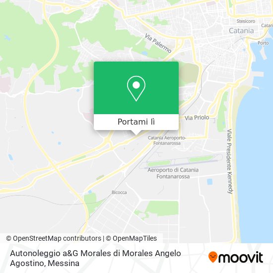 Mappa Autonoleggio a&G Morales di Morales Angelo Agostino