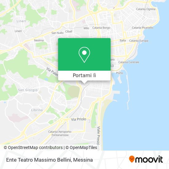 Mappa Ente Teatro Massimo Bellini