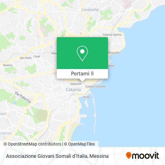 Mappa Associazione Giovani Somali d'Italia