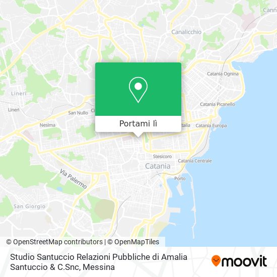 Mappa Studio Santuccio Relazioni Pubbliche di Amalia Santuccio & C.Snc