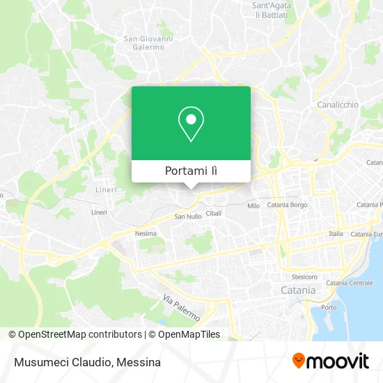 Mappa Musumeci Claudio
