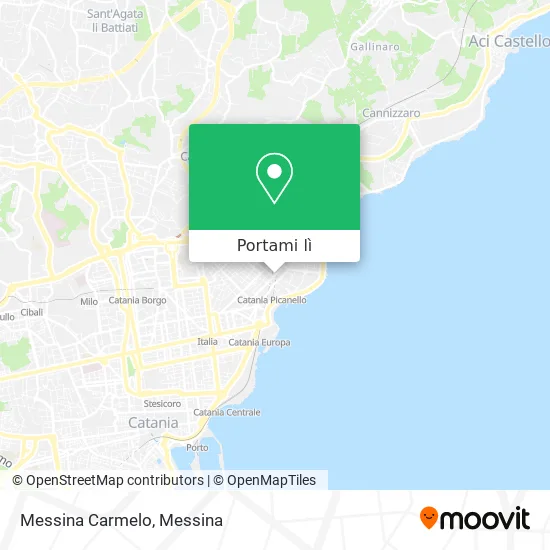 Mappa Messina Carmelo