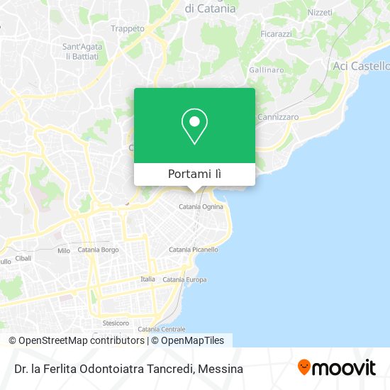 Mappa Dr. la Ferlita Odontoiatra Tancredi