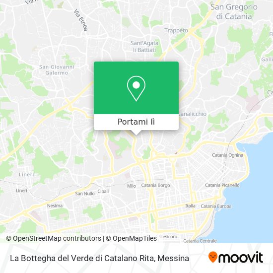 Mappa La Bottegha del Verde di Catalano Rita