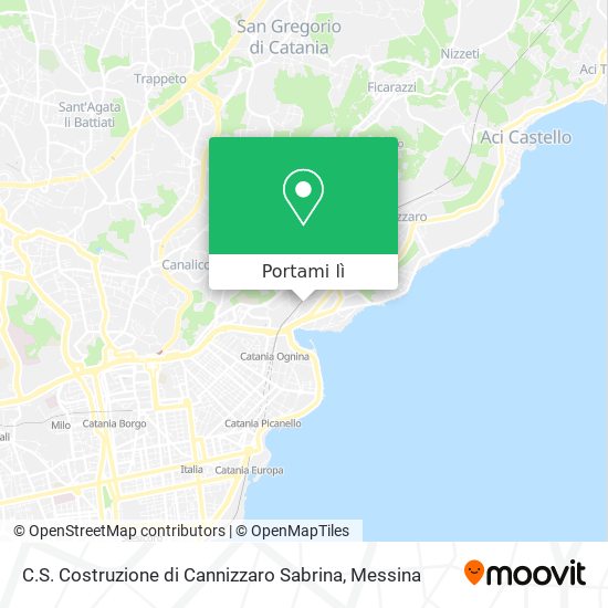 Mappa C.S. Costruzione di Cannizzaro Sabrina