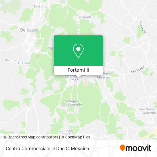 Mappa Centro Commerciale le Due C
