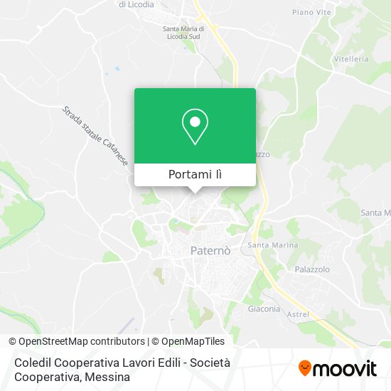 Mappa Coledil Cooperativa Lavori Edili - Società Cooperativa