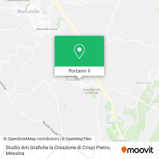 Mappa Studio Arti Grafiche la Creazione di Crispi Pietro