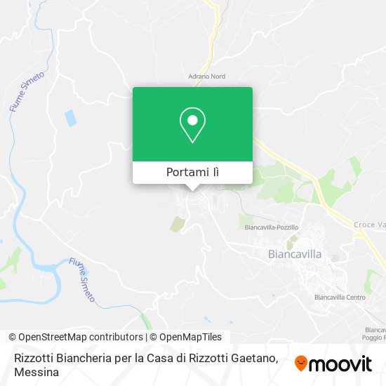 Mappa Rizzotti Biancheria per la Casa di Rizzotti Gaetano
