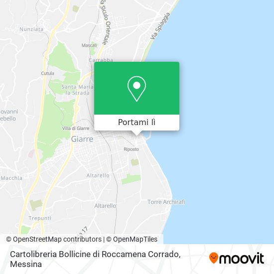 Mappa Cartolibreria Bollicine di Roccamena Corrado