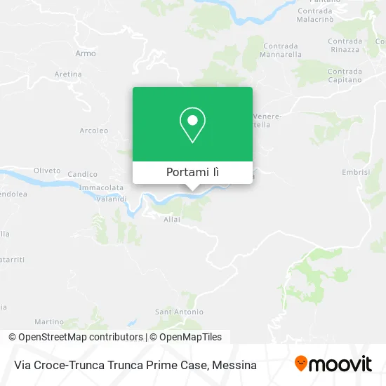 Mappa Via Croce-Trunca Trunca Prime Case