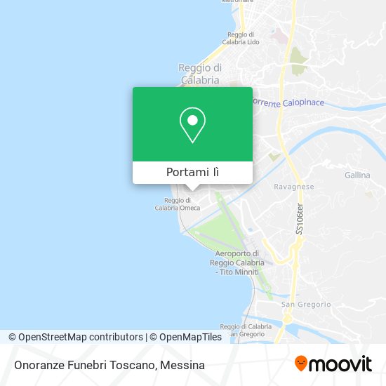 Mappa Onoranze Funebri Toscano