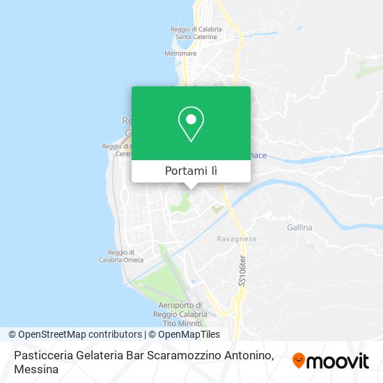 Mappa Pasticceria Gelateria Bar Scaramozzino Antonino