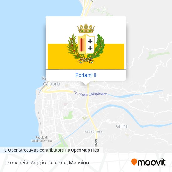 Mappa Provincia Reggio Calabria