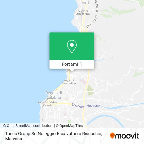 Mappa Taeec Group Srl Noleggio Escavatori a Risucchio