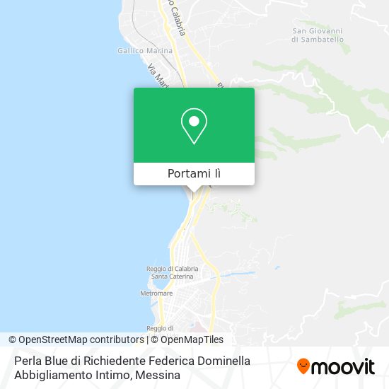 Mappa Perla Blue di Richiedente Federica Dominella Abbigliamento Intimo
