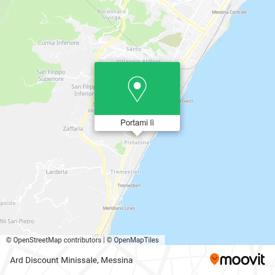 Mappa Ard Discount Minissale