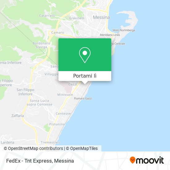 Mappa FedEx - Tnt Express