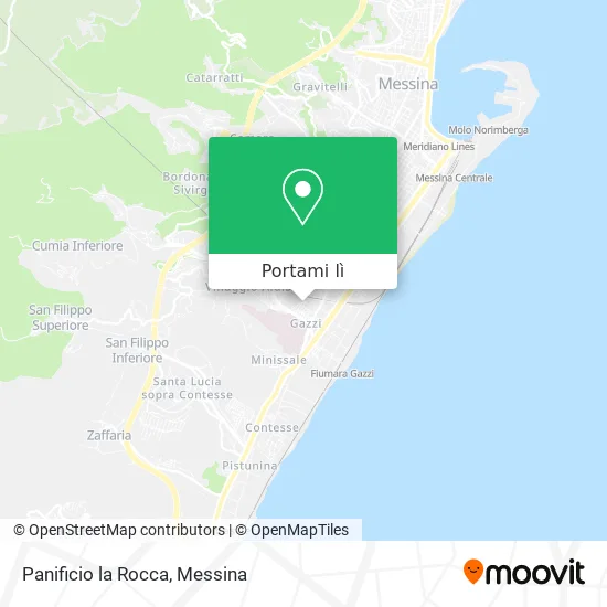 Mappa Panificio la Rocca