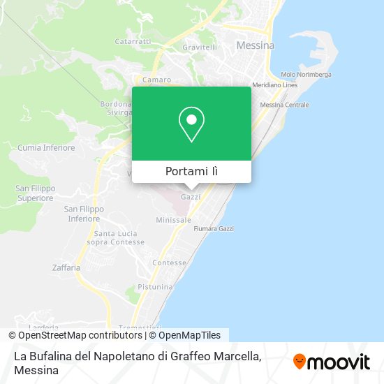 Mappa La Bufalina del Napoletano di Graffeo Marcella