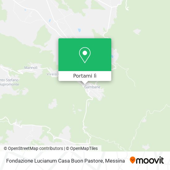 Mappa Fondazione Lucianum Casa Buon Pastore