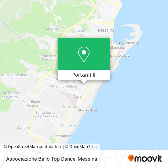 Mappa Associazione Ballo Top Dance