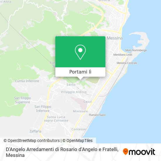 Mappa D'Angelo Arredamenti di Rosario d'Angelo e Fratelli