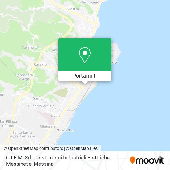 Mappa C.I.E.M. Srl - Costruzioni Industriali Elettriche Messinese