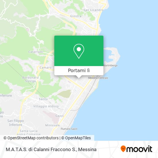 Mappa M.A.T.A.S. di Calanni Fraccono S.