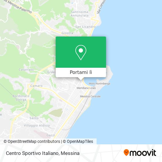 Mappa Centro Sportivo Italiano