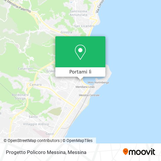 Mappa Progetto Policoro Messina