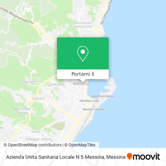 Mappa Azienda Unita Sanitaria Locale N 5 Messina