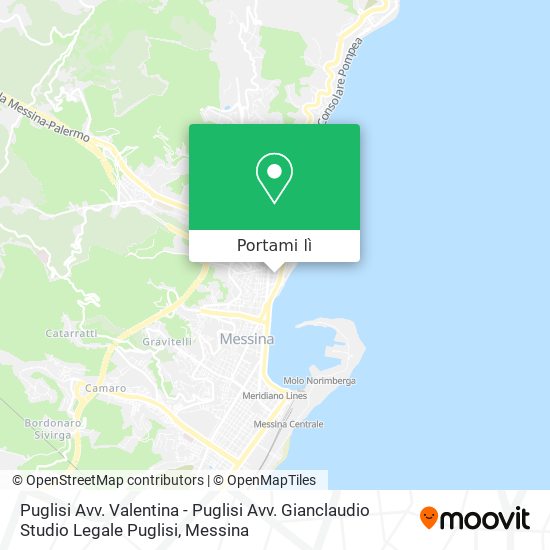 Mappa Puglisi Avv. Valentina - Puglisi Avv. Gianclaudio Studio Legale Puglisi