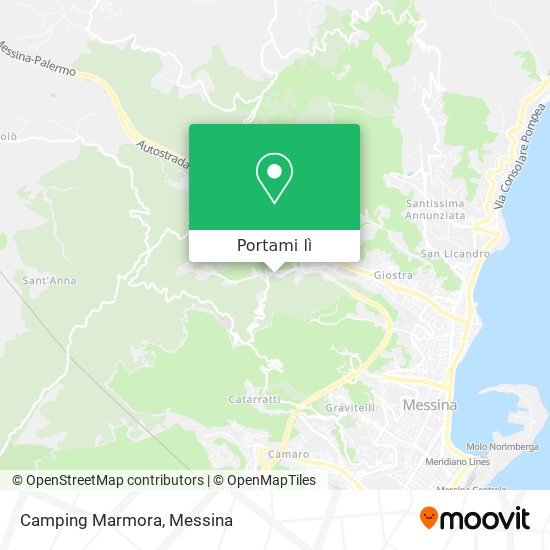 Mappa Camping Marmora