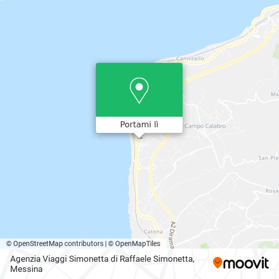 Mappa Agenzia Viaggi Simonetta di Raffaele Simonetta