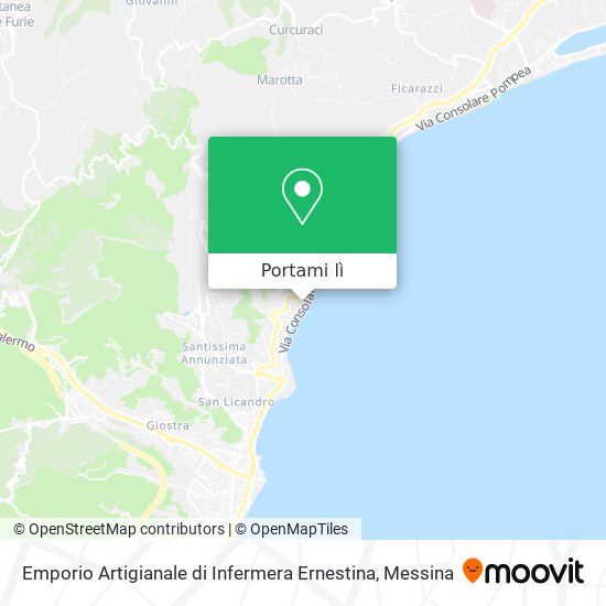 Mappa Emporio Artigianale di Infermera Ernestina