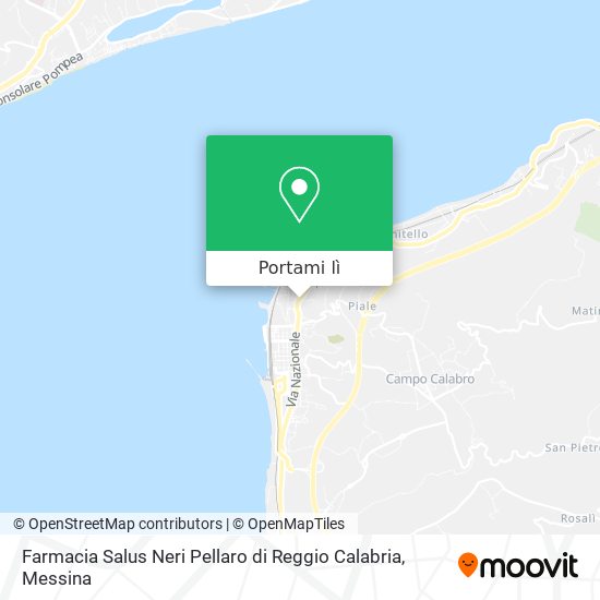 Mappa Farmacia Salus Neri Pellaro di Reggio Calabria