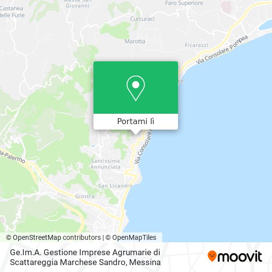 Mappa Ge.Im.A. Gestione Imprese Agrumarie di Scattareggia Marchese Sandro