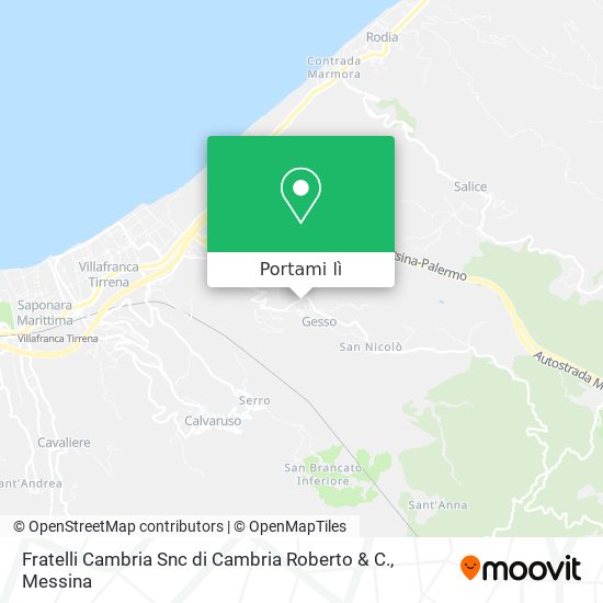 Mappa Fratelli Cambria Snc di Cambria Roberto & C.