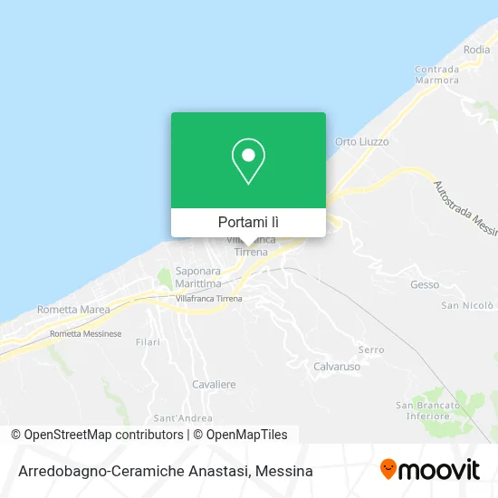 Mappa Arredobagno-Ceramiche Anastasi