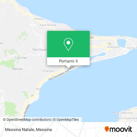 Mappa Messina Natale