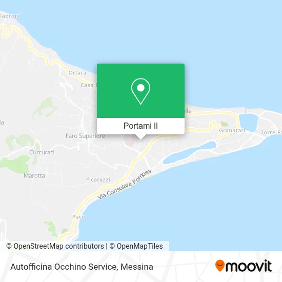 Mappa Autofficina Occhino Service