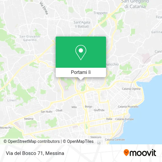 Mappa Via del Bosco 71