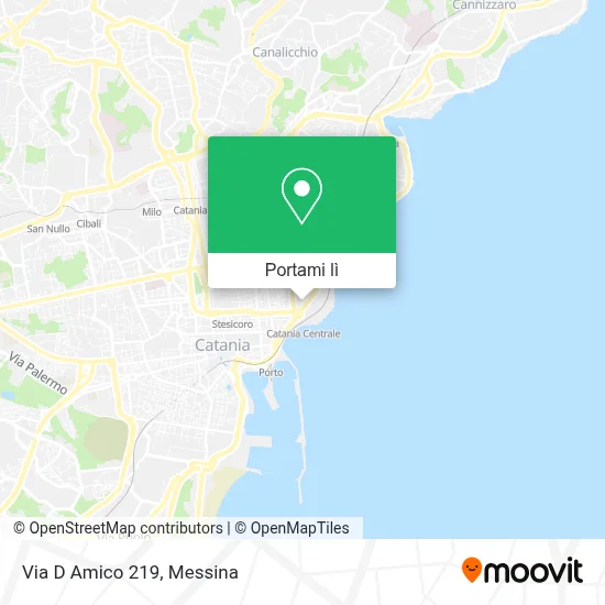 Mappa Via D Amico  219