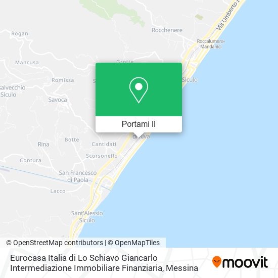 Mappa Eurocasa Italia di Lo Schiavo Giancarlo Intermediazione Immobiliare Finanziaria