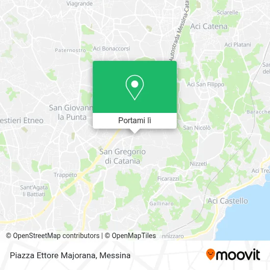 Mappa Piazza Ettore Majorana